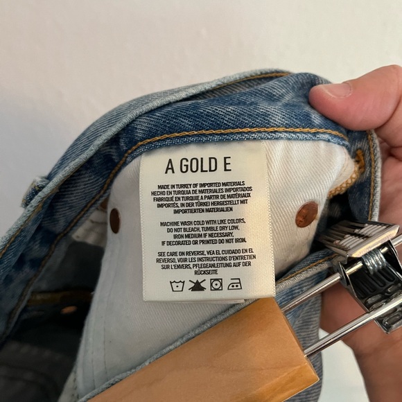 AGOLDE Vintage Parker Cut Off Shorts In Swapmeet Style: A026-811 Size 24 - Picture 10 of 11